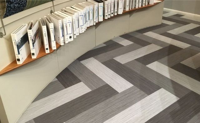 carpets in a library